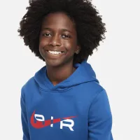 Nike Air Big дитячі Pullover Fleece Толстовка з капюшоном блакитний