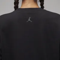 Nike Jordan жіноча Graphic футболка колір чорний