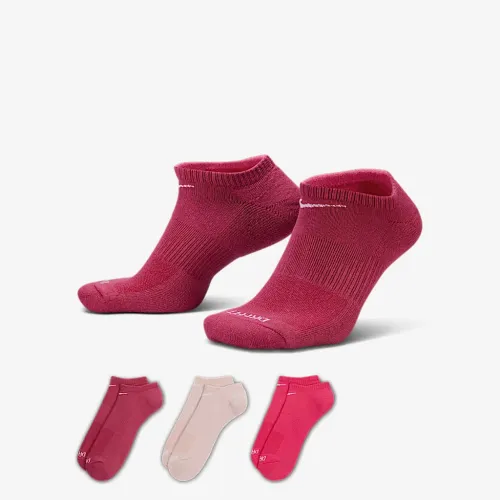 Nike Everyday Plus Cushion тренировочные No-Show носки (3 пары) многоцветный