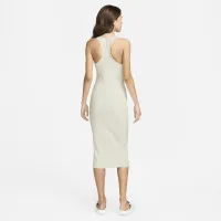 Nike Sportswear Chill Rib женская Slim Sleeveless Midi Костюм цвет коричневый