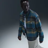 Nike Life мужские Field Shirt цвет зеленый