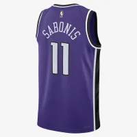 Domantas Sabonis Sacramento Kings 2024/25 Hardwood Classics мужские Nike Dri-FIT NBA Swingman Jersey цвет фиолетовый