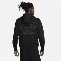 Nike Club Fleece мужские Full-Zip Толстовка с капюшоном цвет черный