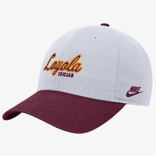 Loyola Chicago Nike College Campus Cap колір білий