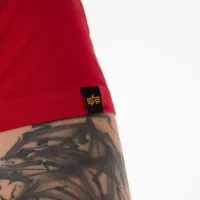 Футболка Alpha Industries Basic T Small Logo 188505328 - Красная