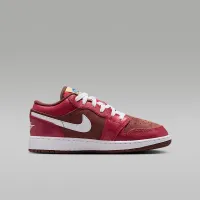 Nike Air Jordan 1 Low SE Big детские Кроссовки цвет коричневый