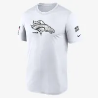 Denver Broncos Salute to Service Primary Edge Legend чоловічі Nike Dri-FIT NFL футболка колір білий