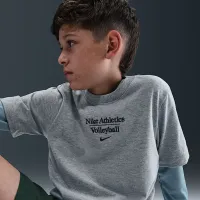 Nike волейбольні Big дитячі футболка колір сірий
