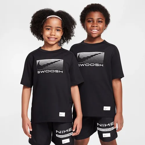 Nike Multi Big дитячі (для хлопчиків) Dri-FIT Short-Sleeve Top колір чорний