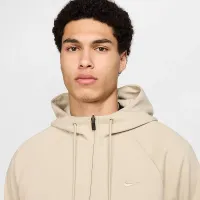 Nike Primary Fleece мужские Dri-FIT UV Full-Zip Performance Толстовка с капюшоном цвет коричневый