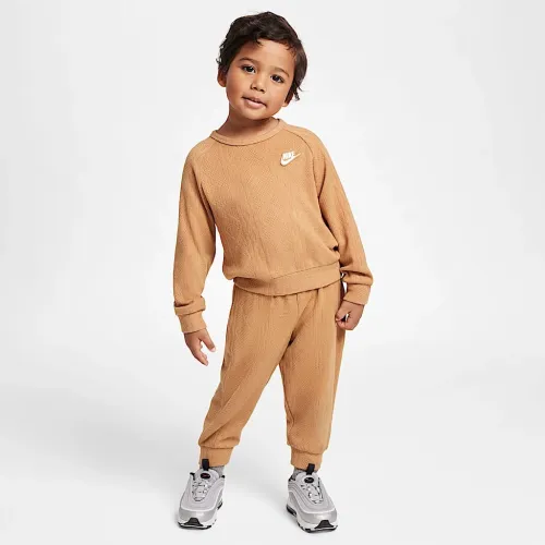 Nike Sportswear Toddler 2-Piece Cable Knit набор цвет коричневый