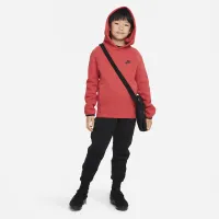 Nike Sportswear Tech Fleece Big дитячі (для хлопчиків) Pullover Толстовка з капюшоном колір червоний