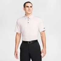 Nike Tour чоловічі Dri-FIT Heatheколір червоний для гольфу Polo колір фіолетовий