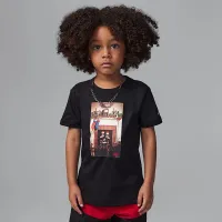 Nike Air Jordan Toddler Short-Sleeve футболка цвет черный