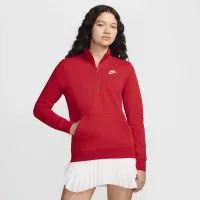 Nike Sportswear Club Fleece жіноча 1/2-Zip світшот колір червоний