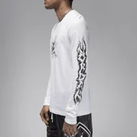 Nike Jordan Sport чоловічі Dri-FIT Long-Sleeve футболка колір білий