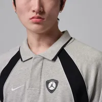 Nike Jordan Flight мужские Long-Sleeve Polo Jersey цвет серый