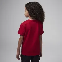 Nike Jordan Little дитячі In Flight футболка колір червоний