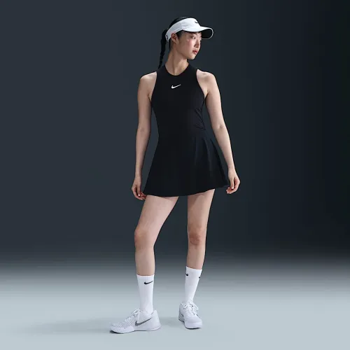 Nike Victory женская Dri-FIT Short Flouncy Tennis юбка цвет черный