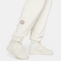 Nike Naomi Osaka Phoenix Fleece жіноча З високою талією оверсайз Pants колір коричневий