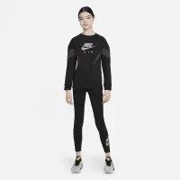 Nike Air Big дитячі (Girls') French Terry світшот колір чорний