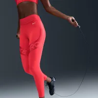 Nike Pro Sculpt женская С высокой Талией 7/8 лосины цвет красный