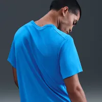 Nike Miler мужские Dri-FIT UV Short-Sleeve Running Top синий