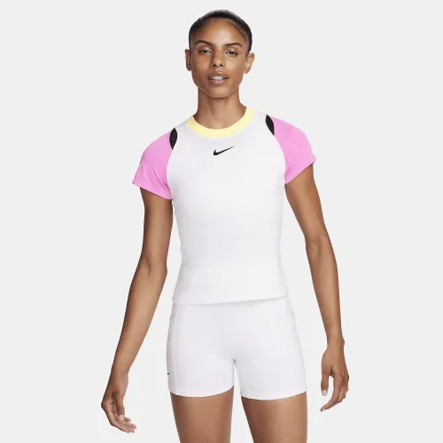 NikeCourt Advantage женская Dri-FIT Short-Sleeve Tennis Top цвет белый