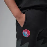 Nike Jordan MJ Moto Little дитячі Fleece шорти колір чорний