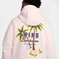 Nike Club мужские Full-Zip Fleece Толстовка с капюшоном Pink