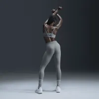 Nike Zenvy жіноча Gentle-Support З високою талією 7/8 лосіни колір зелений