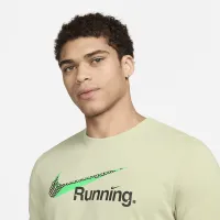 Nike чоловічі Dri-FIT Running футболка колір зелений