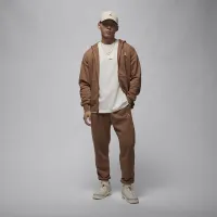Nike Jordan Brooklyn Fleece мужские Full-zip Толстовка с капюшоном цвет коричневый