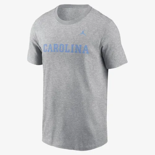 North Carolina Tar Heels Primetime Wordmark мужские Nike College футболка цвет серый
