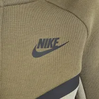 Nike Sportswear Tech Fleece Big детские Full-Zip Толстовка с капюшоном цвет зеленый