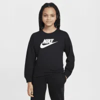 Nike Sportswear Big дитячі (Girls') Long-Sleeve футболка колір чорний