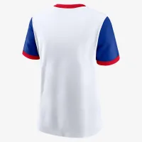 Buffalo Bills Rewind женская Nike NFL Ringer футболка цвет белый