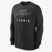 Nike Swoosh Club Fleece чоловічі Tennis Pullover Crew-Neck світшот колір чорний