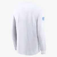 Los Angeles Chargers Sideline Team Issue чоловічі Nike Dri-FIT NFL Long-Sleeve футболка колір білий