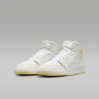 Nike Air Jordan 1 Mid Big дитячі Кросівки колір білий