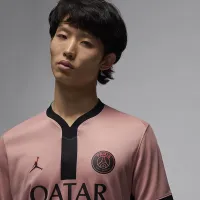 Nike Paris Saint-Germain 2024/25 Stadium Third чоловічі Jordan Dri-FIT Soccer Replica Jersey Pink