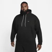 Nike Solo Swoosh чоловічі Fleece Толстовка з капюшоном колір чорний