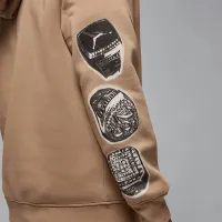 Nike Jordan MVP мужские Pullover Fleece Толстовка с капюшоном цвет коричневый