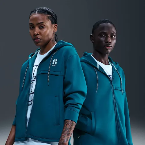 Nike Sabrina Dri-FIT Loose Full-Zip баскетбольні Толстовка з капюшоном блакитний