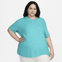 Nike Sportswear Essential жіноча футболка (великі розміри) колір зелений