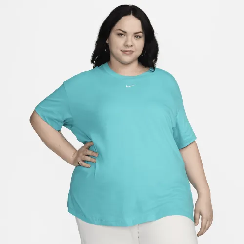 Nike Sportswear Essential жіноча футболка (великі розміри) колір зелений