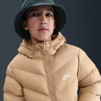 Nike Sportswear All Day Play Big дитячі Therma-FIT Loose-Fit Puffer Куртка колір коричневий