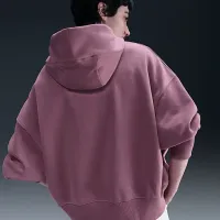 Nike Sportswear Phoenix Fleece женская Over-оверсайз Толстовка с капюшоном цвет фиолетовый