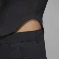 Nike Jordan женская Long-Sleeve Knit Top цвет черный