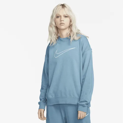 Nike Dri-FIT Get Fit жіноча з круглим вирізом світшот блакитний